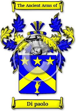 Di paolo Family Crest Download (jpg) Legacy Series - 150 DPI